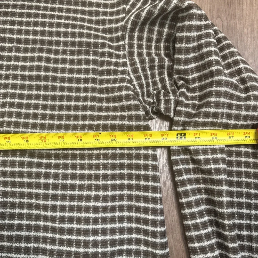 The North Face Flannel Button Up Shirt Mens XL - TG Brown Plaid‎ Chest Pockets